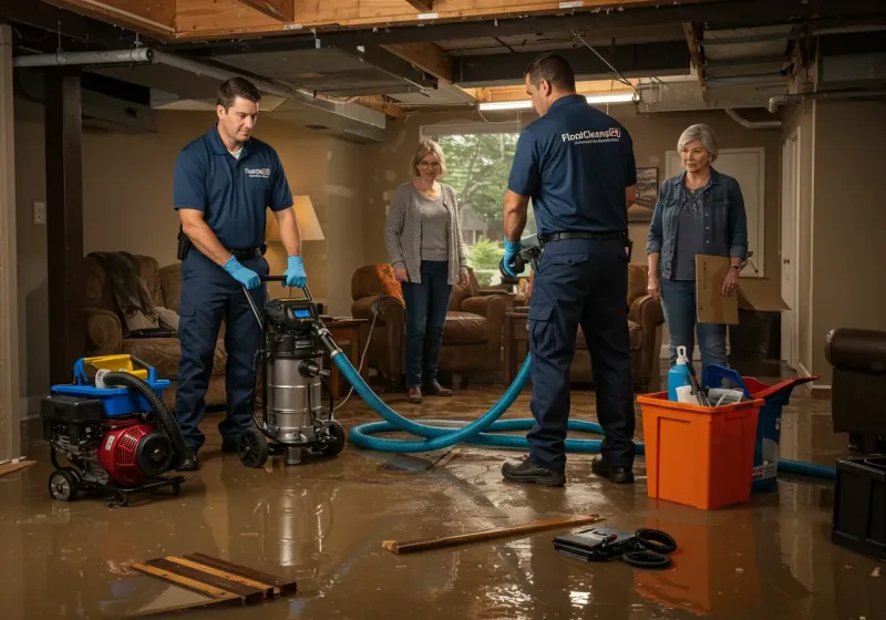 Basement Water Extraction and Removal Techniques process in Linton, ND